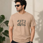 Men's Premium Graphic Cotton T-Shirt – Beige | 23 Print