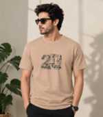 Men's Premium Graphic Cotton T-Shirt – Beige | 23 Print