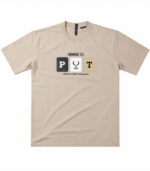 Men's Premium Graphic Cotton T-Shirt – Beige | Casual Crew Neck - Image 2