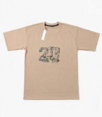 Men's Premium Graphic Cotton T-Shirt – Beige | 23 Print - Image 3