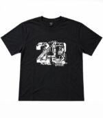 Men's Premium Graphic Cotton T-Shirt – Black | 23 Print | Casual Crew Neck - Image 2