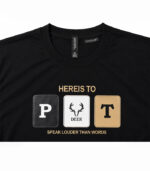 Men's Premium Graphic Cotton T-Shirt – Black | Casual Crew Neck - Image 2